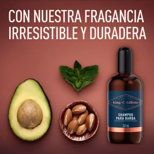 Shampoo para barba Nishman 200 ml – Limpieza profunda e hidratación - Imagen 3