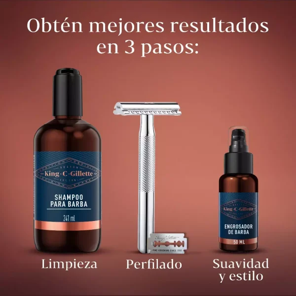 Shampoo para barba Nishman 200 ml – Limpieza profunda e hidratación - Imagen 2